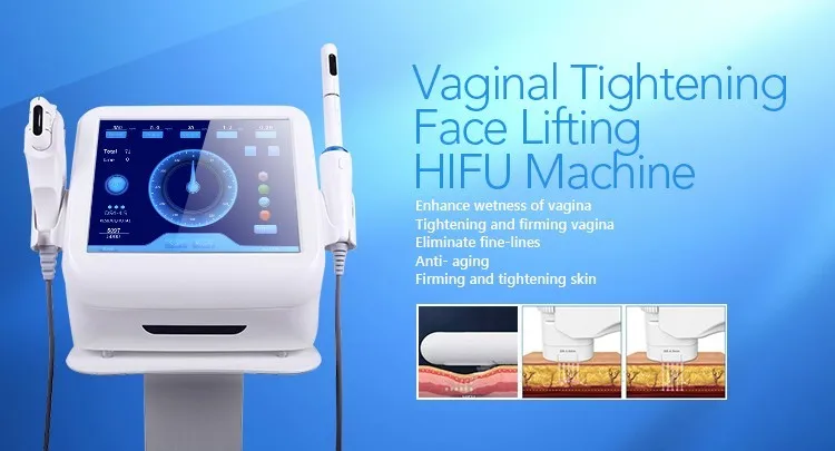 2017 Professional 2 in 1 Hifu vaginal tightening machine face lifting HIFU machine