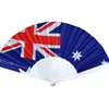 Hot Selling National Flag Shape Customize Plastic Hand Fan