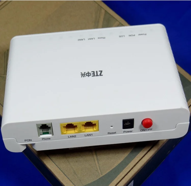 Original Zxa10 F612 V5.0 Zte Fiber Optic Modem With 2fe+1pots For