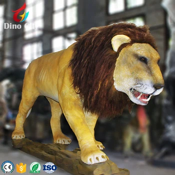 resin lion garden statues