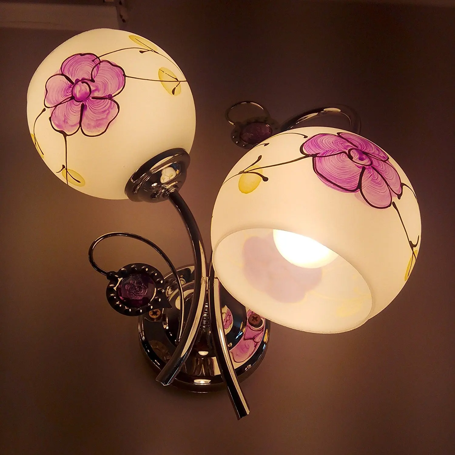 Wall lamp creative wall lamp glass wall lamp LED wall bed wall lamp wall lamp hotel wall lamp crystal corridor lamp led lamp