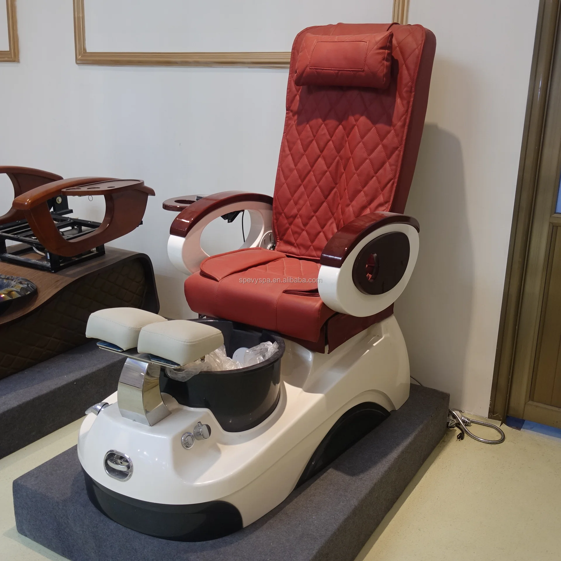 Pedicure Tub Foot Spa Chair With Luxury Human Touch Massage System Sy