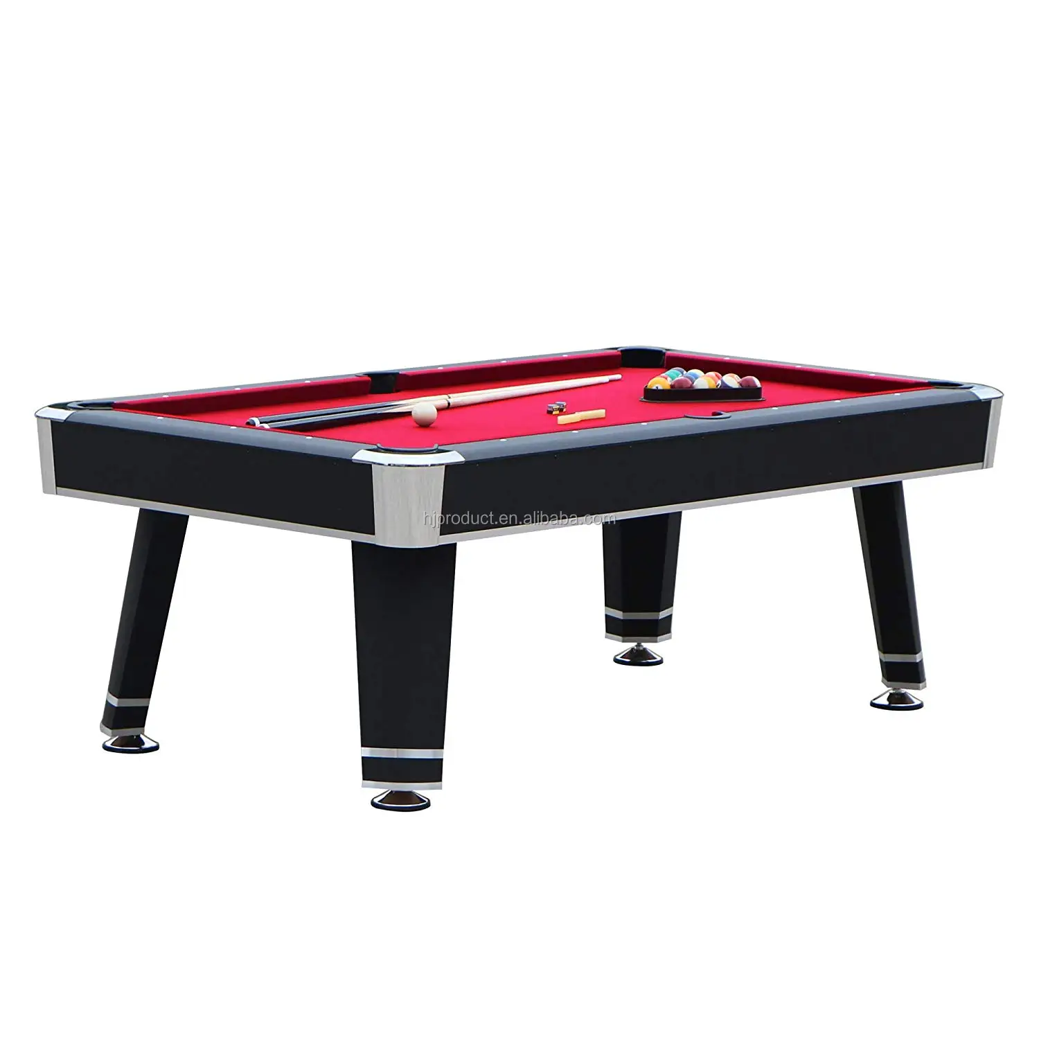 Factory New Style 7 Pool Table Black Snooker Table Quick Assembly Carom Billiard Table With Red Felt Buy 7ft Pool Table