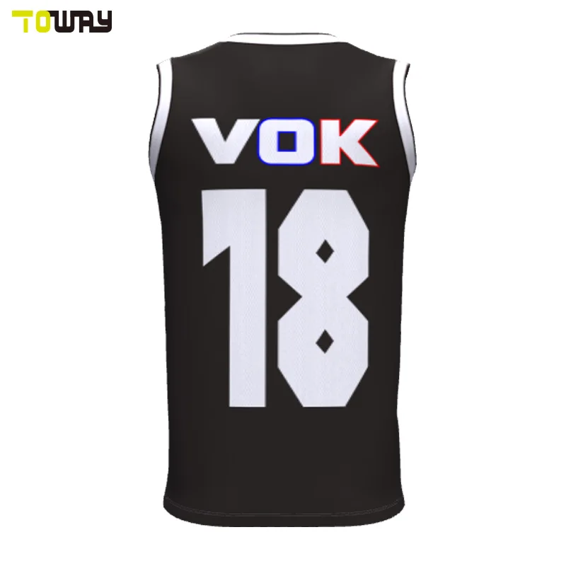 plain black basketball jersey