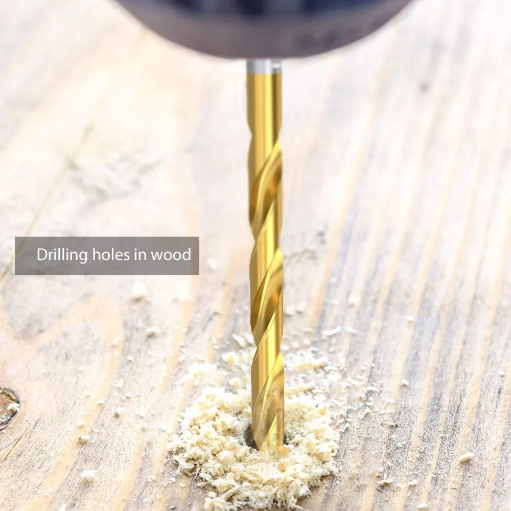 Amazon Supplier Drill Concrete Tile Brick Plastic Wood Metal Titanium Coated High Speed Steel14