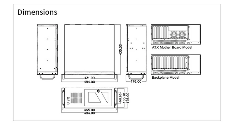 Iei Rack-360gwatx 4u Atx Motherboard Rackmount Chassis With Ace-a130b ...