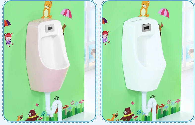Sensor ceramic urinal for boy  with accessories children urinal kids urinal