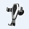 Rock ABS+Silicone Gravity Car Phone Holder For iPhone Xs Xr Air Vent Metal Universal Phone Stand For 4-6 Inch Smartphones