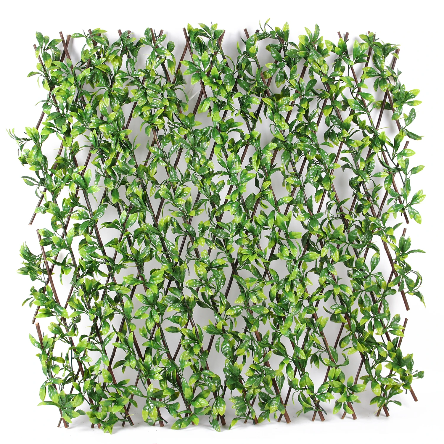 Wholesale Artificial Retractable Green Plastic Leaf Fence Artificial