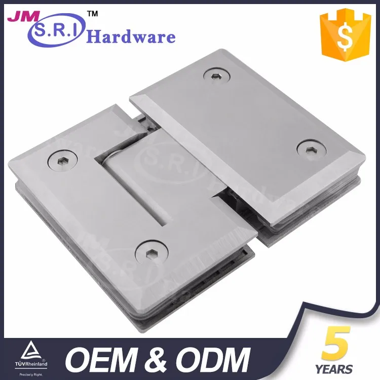 French Style Stainless Steel 180 Degree Glass Shower Door Hinges