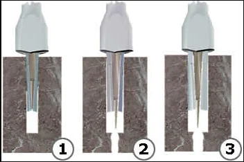 hydraulic rock splitter for quarrying