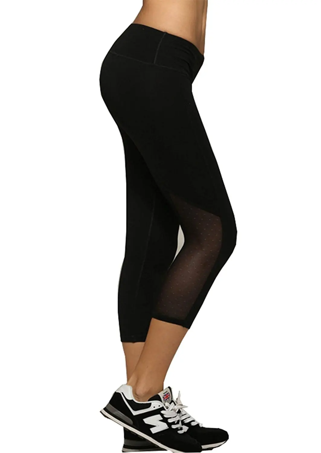 mesh panel workout leggings