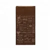 Eco-friendly fast food take away packaging cheap brown kraft paper bag for Popcorn paper bags