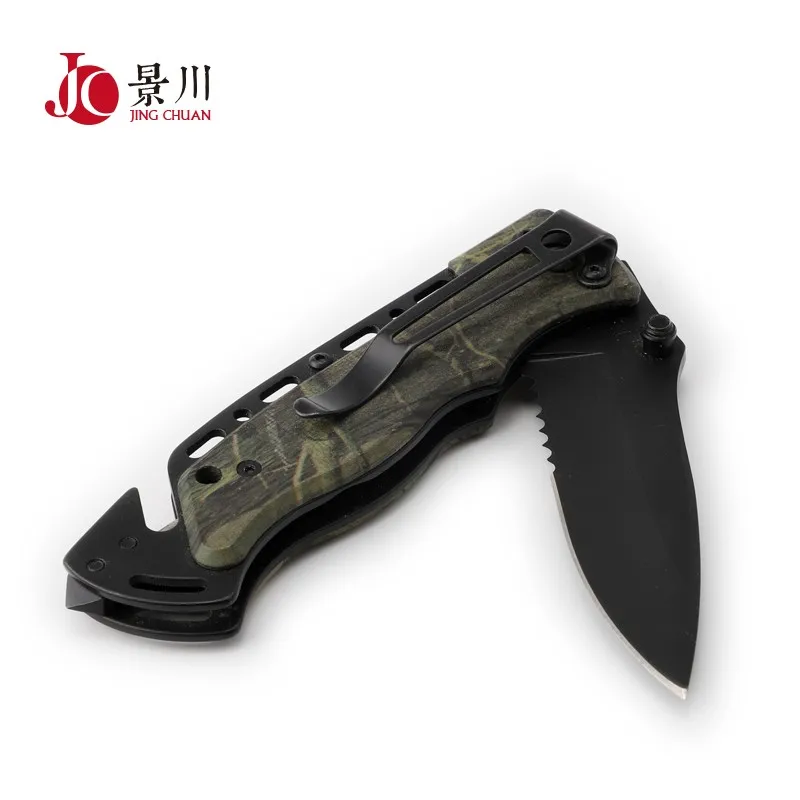 New Style Push Button Pocket Knife Portable Utility Knife With Aluminum