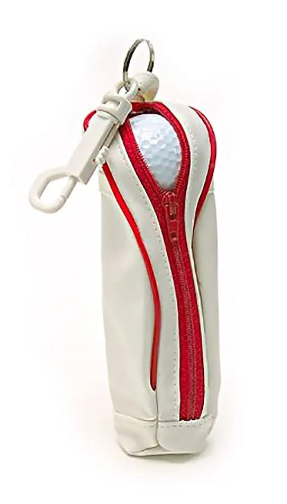 Miniature Golf Bag, Golf Gift, 3 Ball Mini Golf Bag, Small Golf Gift Ball Holder or Golf Prize, Golf Carry Bag.