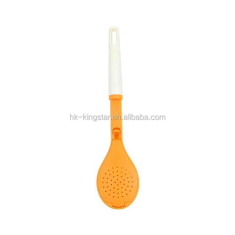 plastic kitchen infuser Slotted Spoon Straining herb infuser scoop