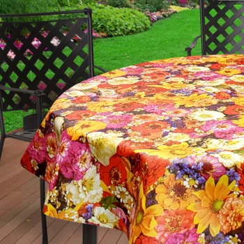 round vinyl tablecloth