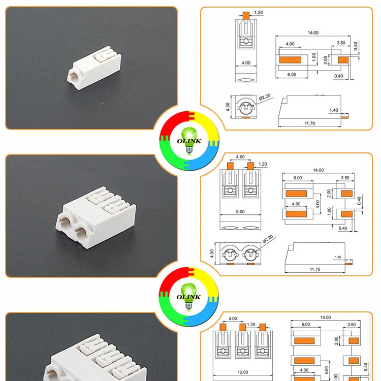 pcb smd miniature terminal blocks