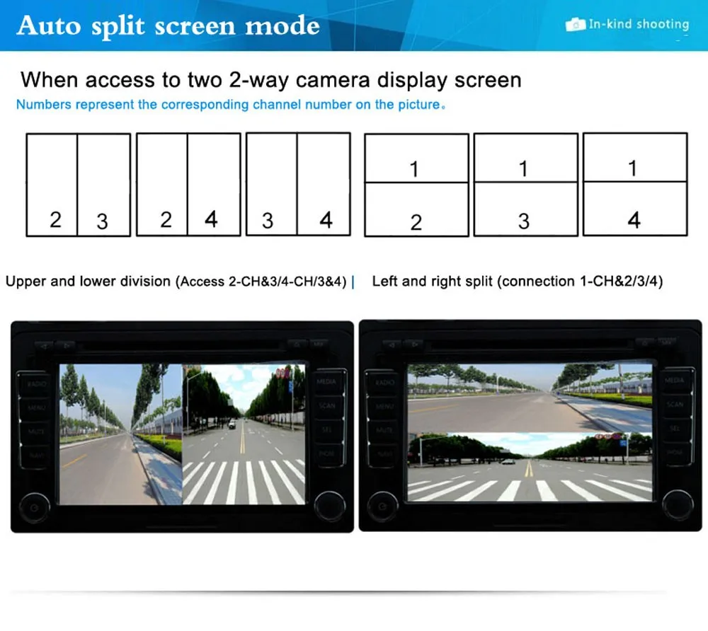 4ch Quad Video Switch Box With Recorder Function 4 Cameras Kit Buy