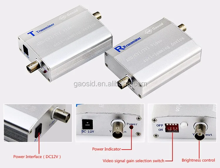 Dc 12v Cctv Video Anti Jamming Device,Cctv Video Signal Exclude
