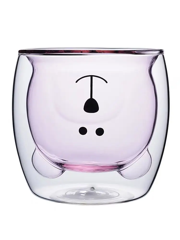cartoon glass cup
