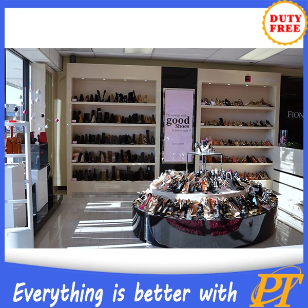 Guangzhou Shop Counter Design Shoe Rack Decoration Shoe Shop New Buy