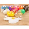 9171129-108 Egg Squishy Ball Yolk Easter Halloween Party Gift Simulation Joke Emoji Egg Snot Mayonnai Splat Puffer Venting Ball