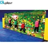 Funny rock climbing projection interactive kids game indoor experience