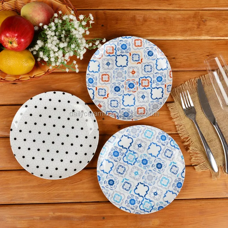 Wholesale Unique Shape Dinner Plate,Porcelain Dinner Plate,White