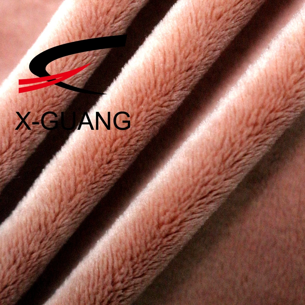 super soft plush fleece velvet flannel fabric for blanket