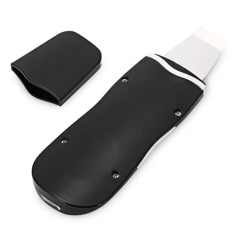 Ultrasonic Face Skin Scrubber Rechargeable Facial Cleansing Device Peeling Vibration Blackhead Exfoliating Pore Cleaner Tool