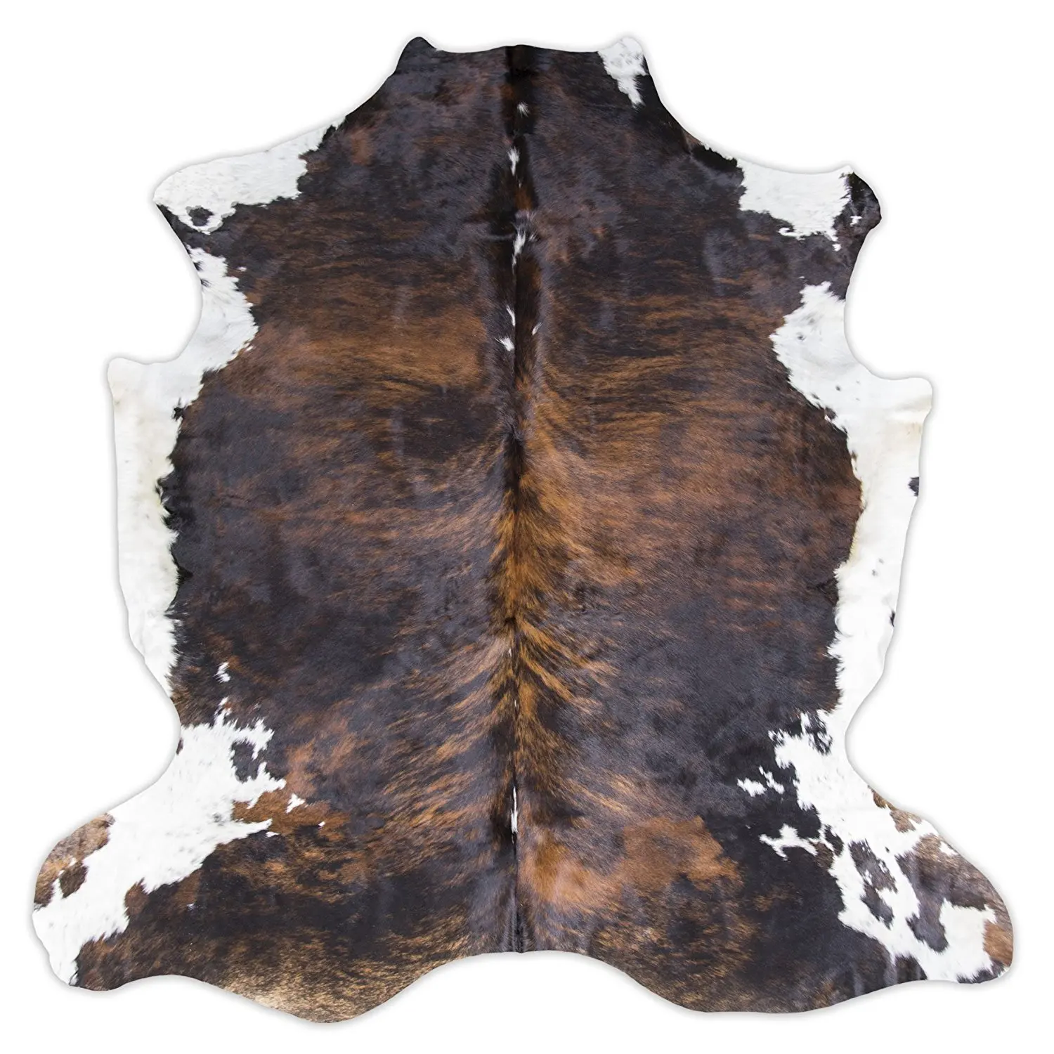RODEO Superior Rodeo Brindle Brown Chocolate Nutella Cowhides Rug