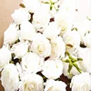 8cm Colored Roses Heads Silk Flowers Artificial Rose Heads Wedding Decoration