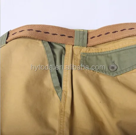 Men Cargo Shorts 100% cotton short pants (6).jpg