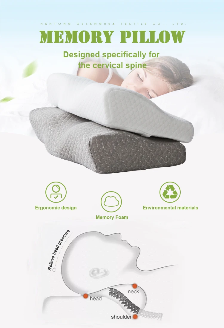 thin memory foam pillow