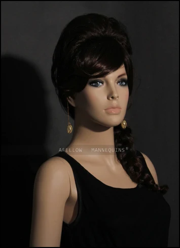 Female Fiberglass Mannequin Beautiful Face with elegant pose Style #MZ-LISA11 