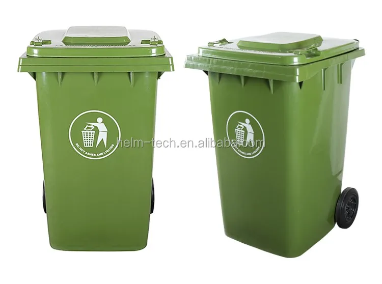 360l Green Plastic Waste Bin Buy Green Waste Bin 360 Litre,360l