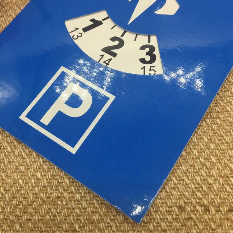 Paper Cardboard Parking Disc Parking Disk Car Parking Disc