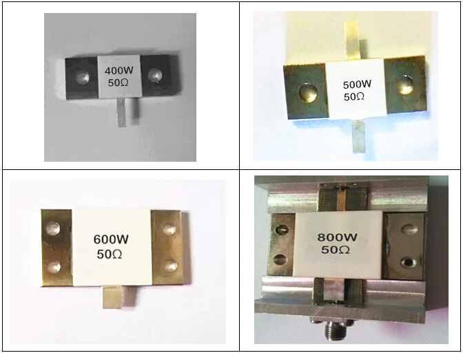 100ohm 50ohm Rf Power Resistor 100w 250w 400w 600w 800w 1000w Flange