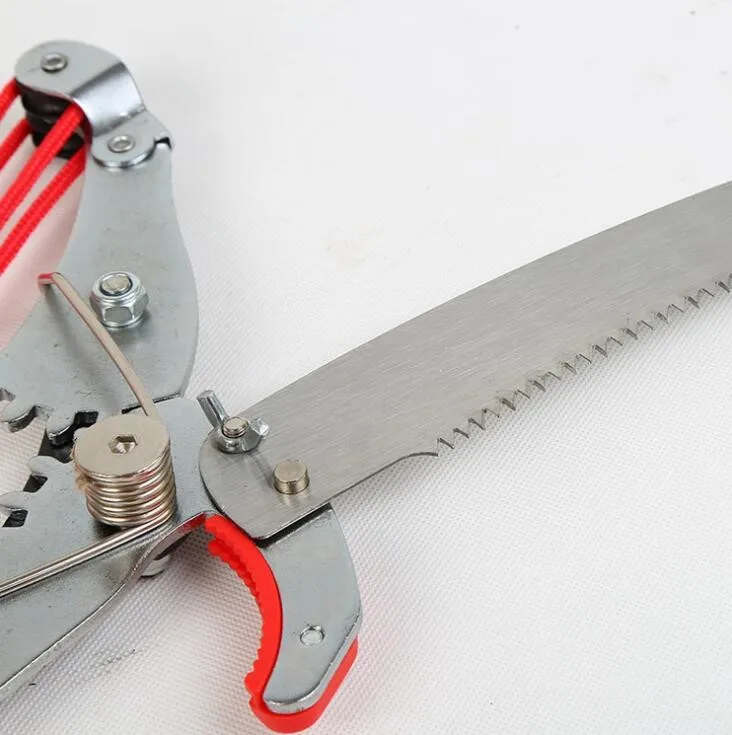 Extendable Tree Trimmer Branch Wood Saw Pruner High Reach Pruning Saw