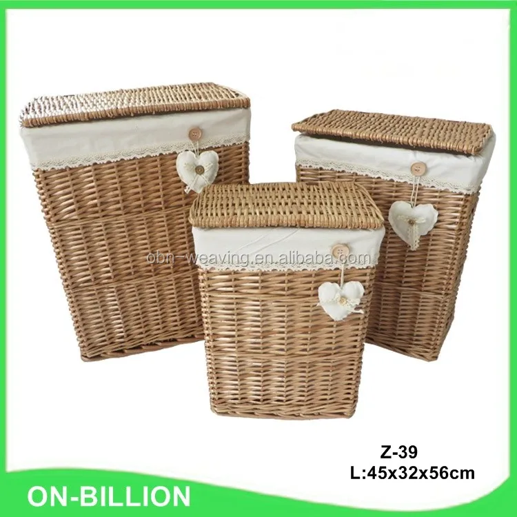 tall storage basket with lid