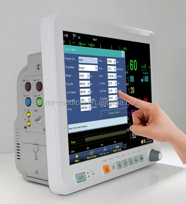 Portable Multi-parameter Patient Monitor for Hospital ICU