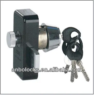 accordion door lock with key