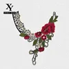 Wholesale New Design Fancy Embroidered Collar Neck Lace Flower patches