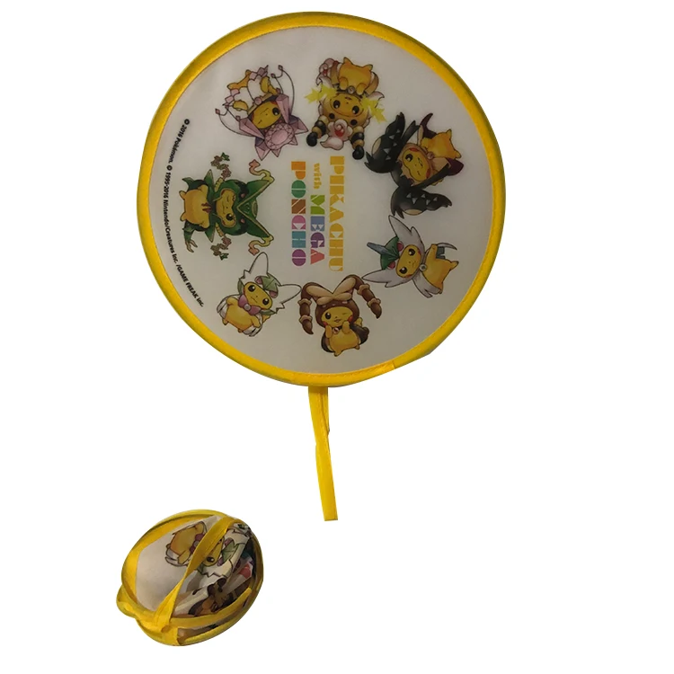 Custom Round Nylon Colourful Folding Fan With Pouch Buy Olding Fan