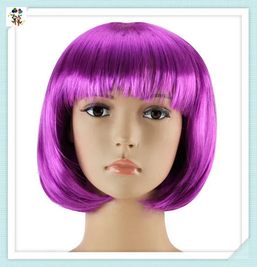 Cheap Colors Fancy Dress Costume Short Bob Synthetic Carnivalhalloween Party Wigs Hpc 0002 9323