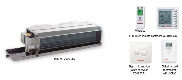 Concealed Ducted Fcu Fan, ceiling, 220, 2.3-15.19 w - detail 14