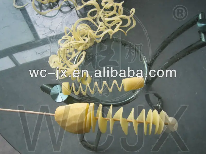 4WP-04 tornado potato slicer spiral potato maker hurricane potato machine twister potato chopper