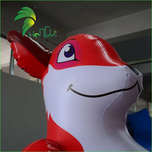 Wonderful Red Inflatable Fox Cartoon Mascot Water Toys Inflatable Vixen