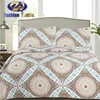 Custom made printed 100% polyester pvc bags packing single bed quilt patchwork